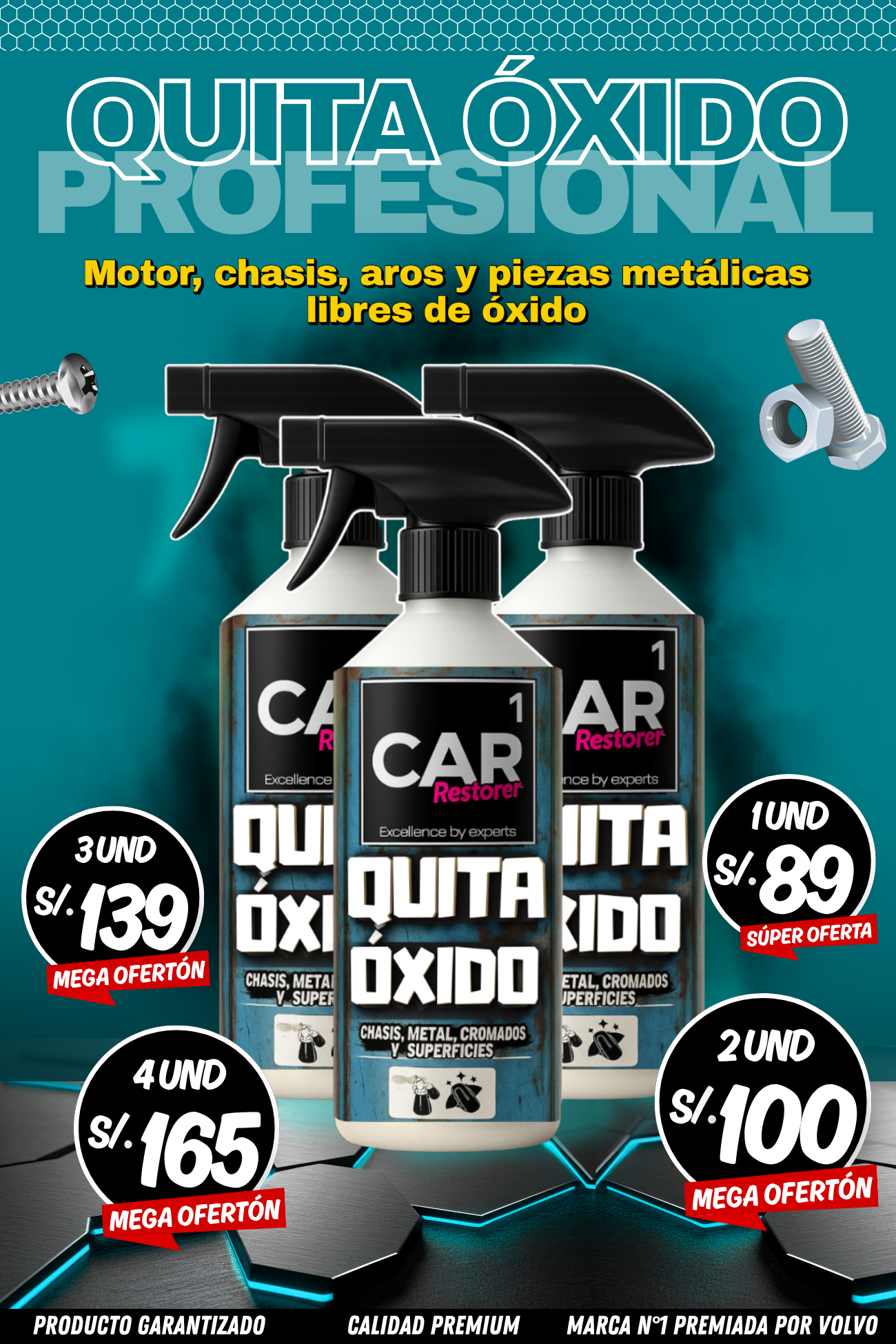 EXTERMINADOR DE ÓXIDO ™ - PROFESIONAL CONCENTRADO