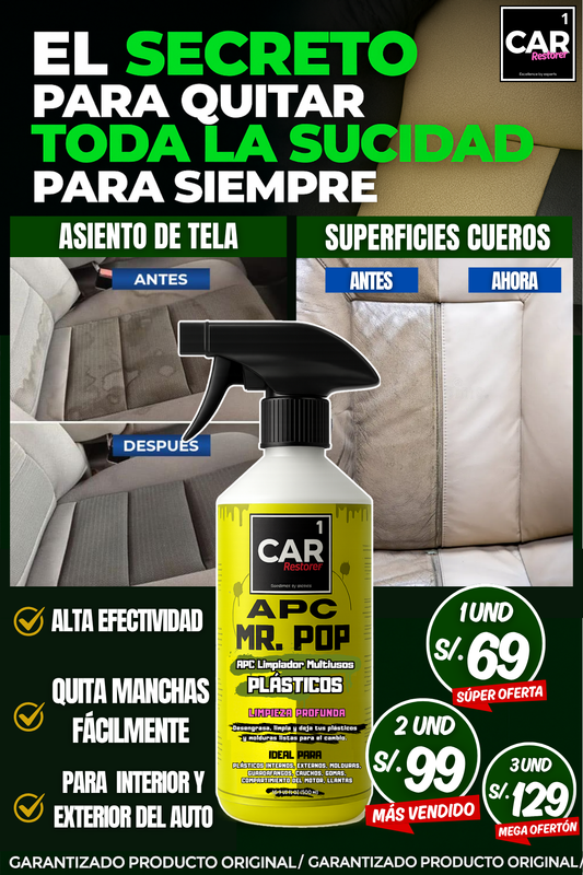 MR POP ™ - APC QUITA MANCHAS (CAR RESTORER)