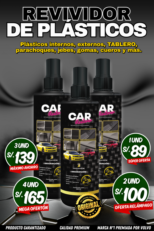 REVIVIDOR DE PLÁSTICOS PROFESIONAL™ - CAR RESTORER