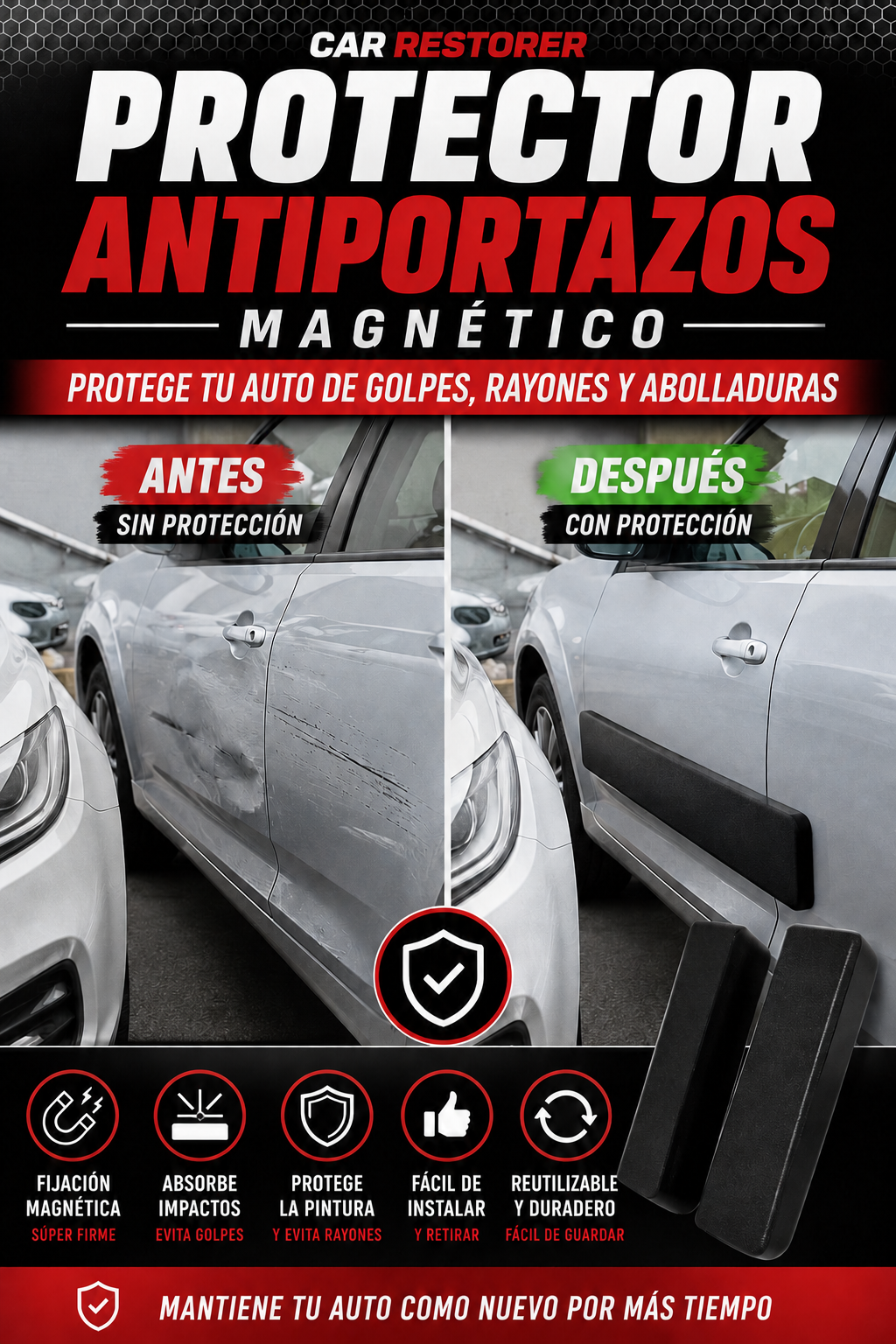 ImpactDefender™ - PROTECTOR ANTI PORTAZOS