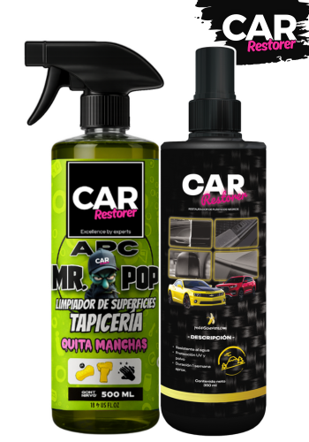 KIT INTERIOR ™ - APC QUITA MANCHAS + RENOVADOR DE PLÁSTICOS