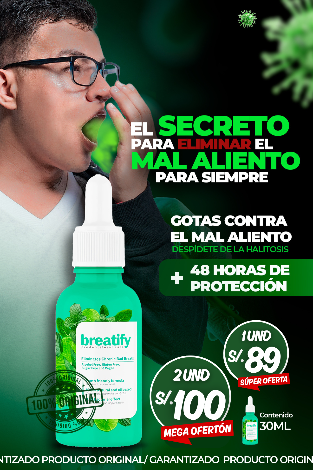 BREATIFY ™ - GOTAS CONTRA EL MAL ALIENTO