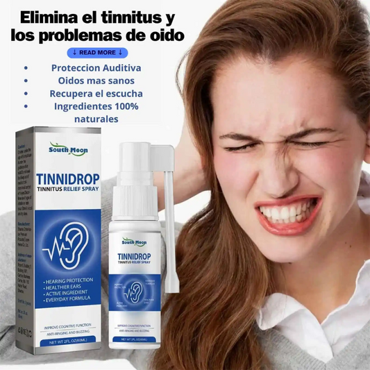 TINNIDROP  ™ - SPRAY ALIVIA TINNITUS Y PROBLEMAS DE OÍDO