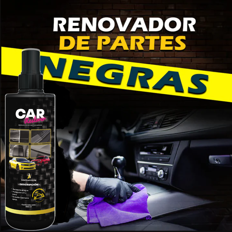 BLACK RESTORER LIQUID ™ - RENOVA PLÁSTICOS Y CUEROS