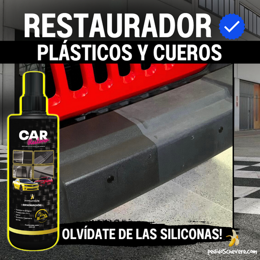 CAR RESTORER LIQUID - Restaurador de plásticos y cueros
