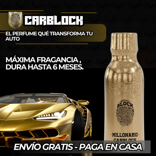 CARBLOCK PREMIUM ™ - PERFUME AUTOMOTRIZ
